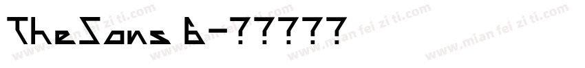 TheSans 6字体转换